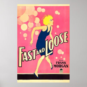 Fast and Loose 1930 Movie POSTER PRINT A4 A2 30s