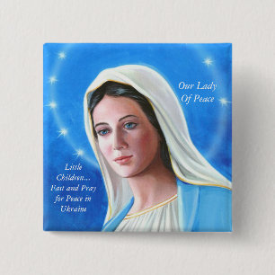 Fast and Pray For Ukraine 15 Cm Square Badge