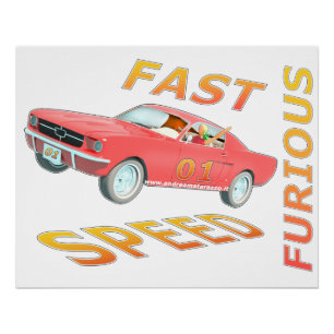 Fast and Speed Furious 01 Glossy Poster