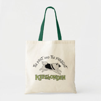 Fast and The Furriest Keeshonden | Keeshond Dog Tote Bag