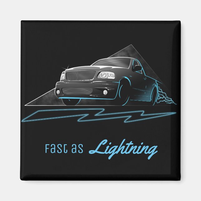 Fast as Lightning Magnet (Front)