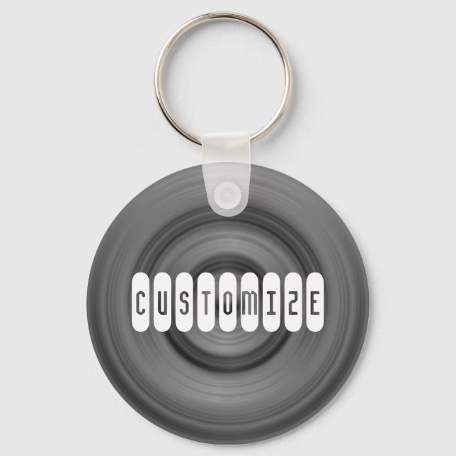 Fast Car I - Template Key Ring (Front)
