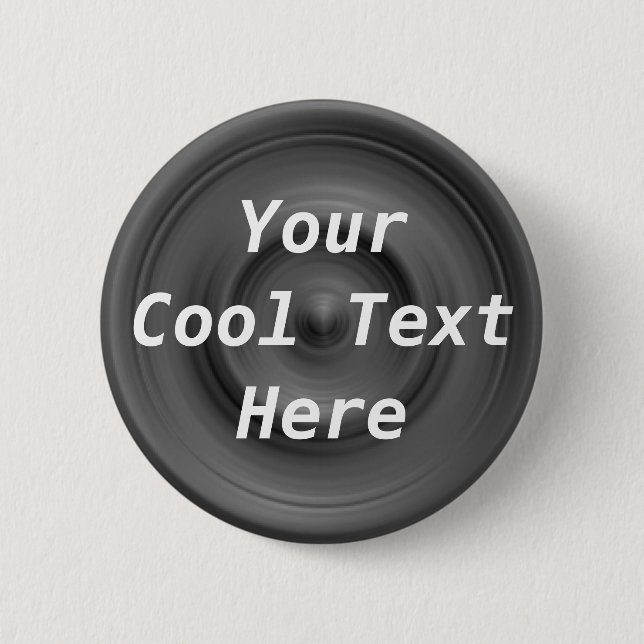 Fast Car II Template 6 Cm Round Badge (Front)