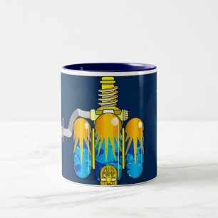 Fast Draw Coffee Two-Tone Coffee Mug
