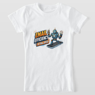 Fast Email Productivity Robot T-Shirt