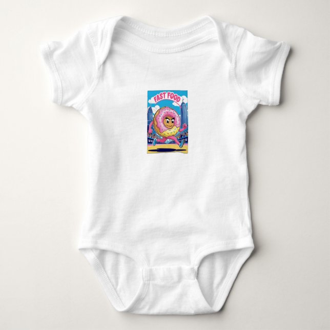 Fast Food Baby Bodysuit (Front)