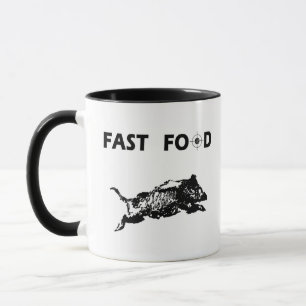 Fast food boar funny hunting mug