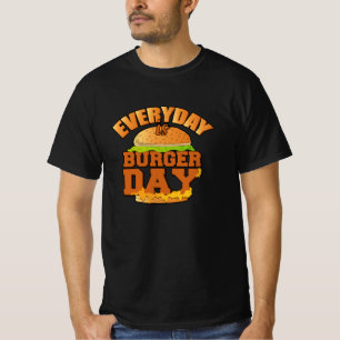 Fast Food Burger Cheese Funny Eat Foodie Gift Idea T-Shirt
