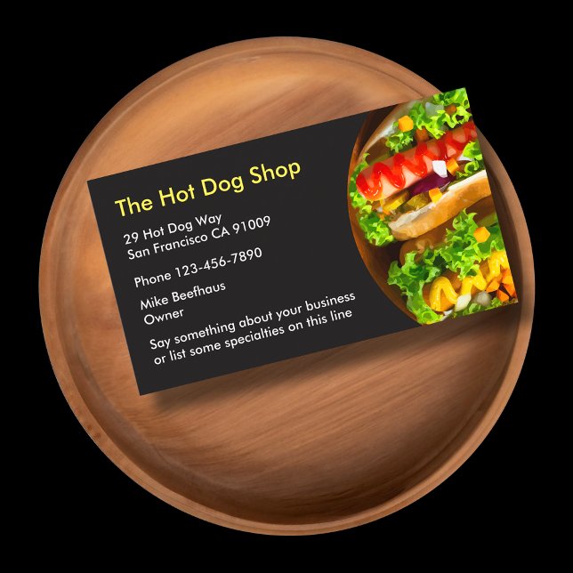 Fast Food Businesscards Business Card (Creator Uploaded)