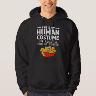 Fast Food Costume Foodie Tasty Chicken Nugget Hoodie