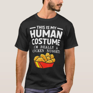 Fast Food Costume Foodie Tasty Chicken Nugget T-Shirt