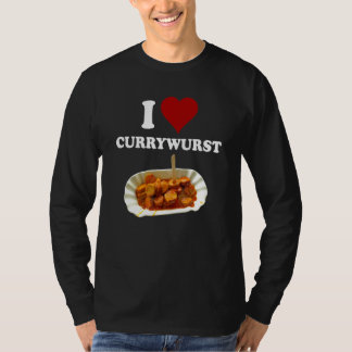 Fast Food Curry Graphic Classic I Love Currywurst T-Shirt