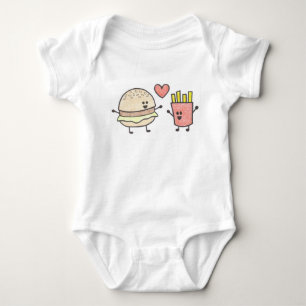 Fast Food Friends Baby Bodysuit