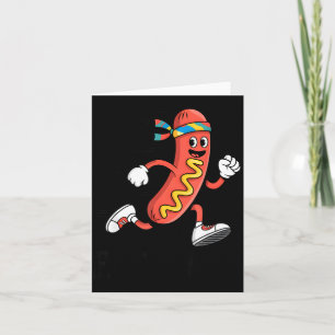 Fast Food Funny Pun Working Out Running Jogging Gy Card