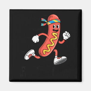 Fast Food Funny Pun Working Out Running Jogging Gy Magnet