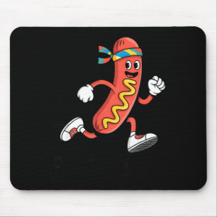 Fast Food Funny Pun Working Out Running Jogging Gy Mouse Pad