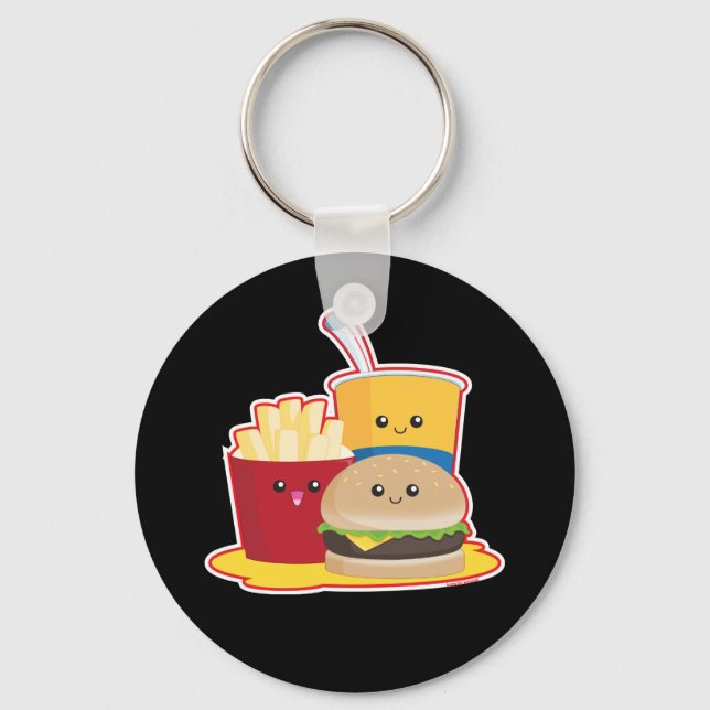 Fast Food Key Ring (Front)