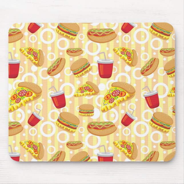 Fast Food Mouse Pad (Front)