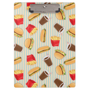 Fast Food Pattern 2 Clipboard