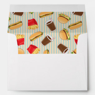 Fast Food Pattern 2 Envelope