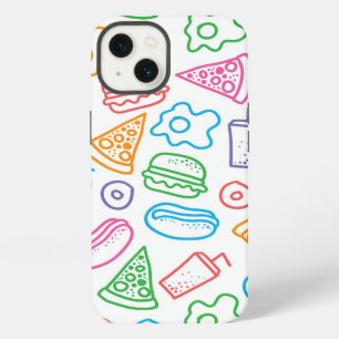 Fast food pattern 2 iPhone 13 case
