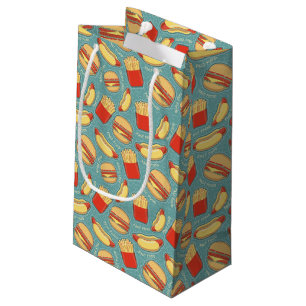 Fast Food Pattern 3 Small Gift Bag