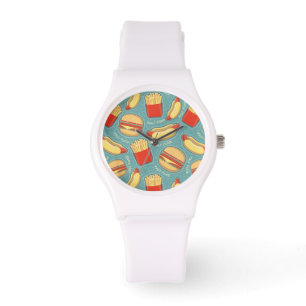 Fast Food Pattern 3 Watch