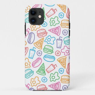 Fast food pattern Case-Mate iPhone case