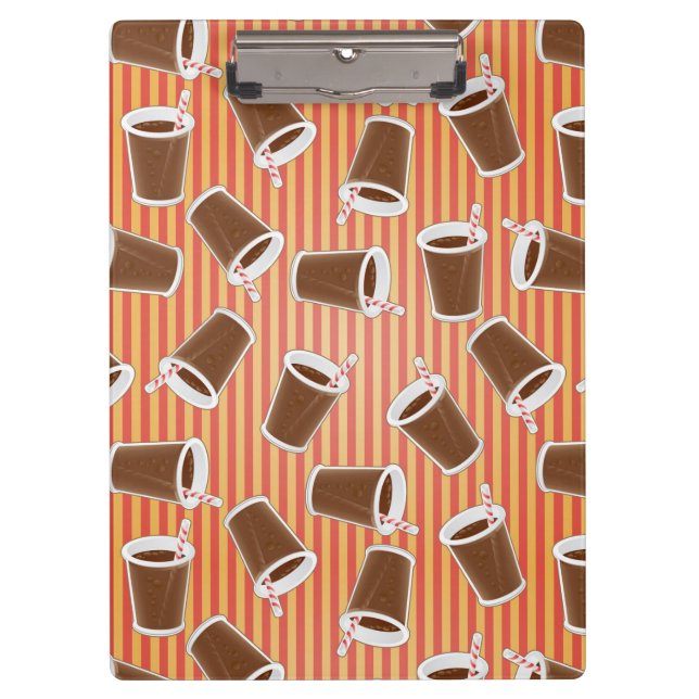 Fast food pattern clipboard (Front)