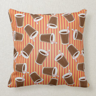 Fast food pattern cushion