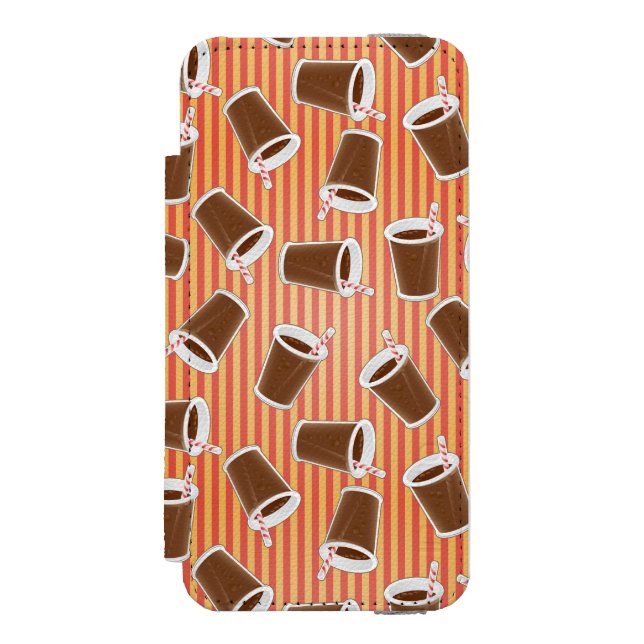 Fast food pattern incipio iPhone wallet case (Folio Front)