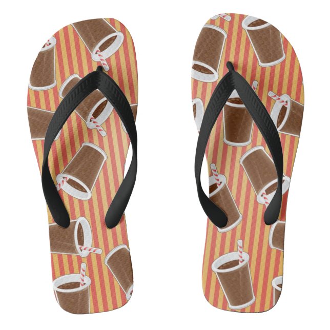Fast food pattern jandals (Footbed)