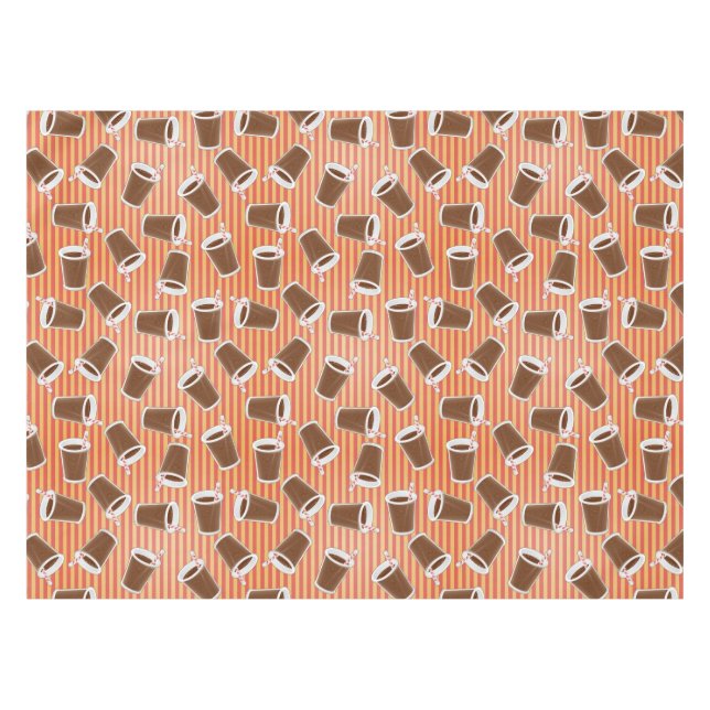 Fast food pattern tablecloth (Front (Horizontal))