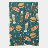 Fast Food Soda Fountain Junk Food Deep Green
