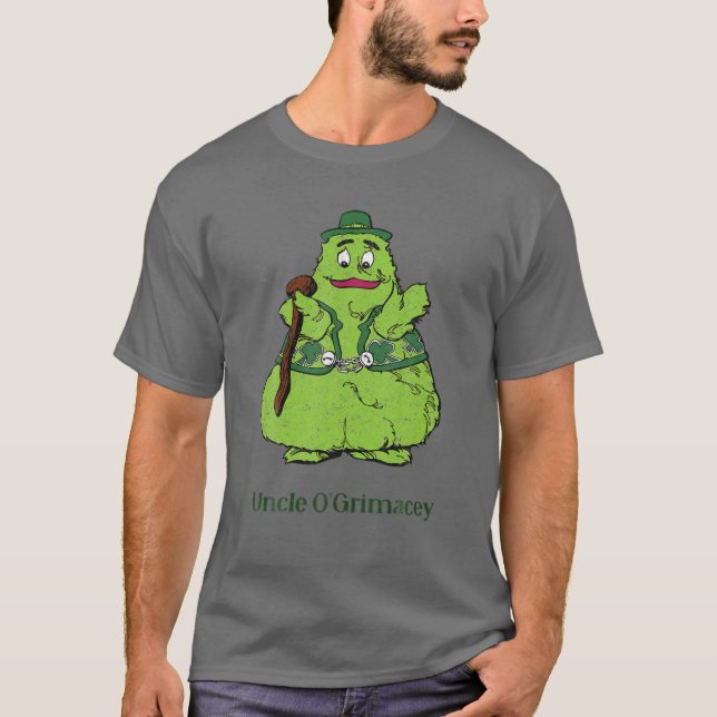 Fast Food Uncle O'grimacey Irish Retro Toys Patric T-Shirt (Front)