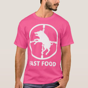 Fast Food Wild Boar Hunter Pig Hunting for Hunters T-Shirt