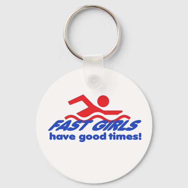 Fast Girls Keychain (Front)