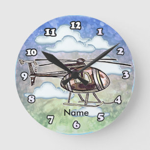 Fast Helicopter  Round Clock