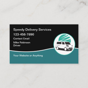 Fast Local Delivery Services Business Card