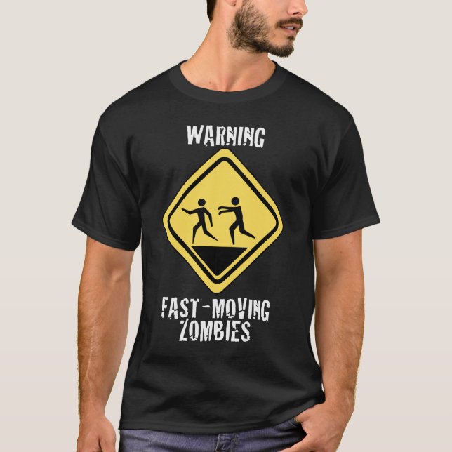 Fast Moving Zombies Dark Shirt (Front)