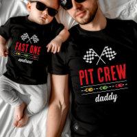 Fast One Black Race Car  Baby