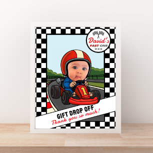 Fast ONE Custom Photo & Thank You   Gift Drop-Off Poster