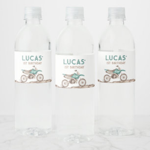Fast ONE Dirt Bike Water Bottle Labels