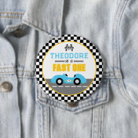 Fast One Race Car 1st Birthday Party Favour