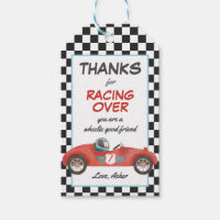 Fast One Red Race Car 1st Birthday Party Favour