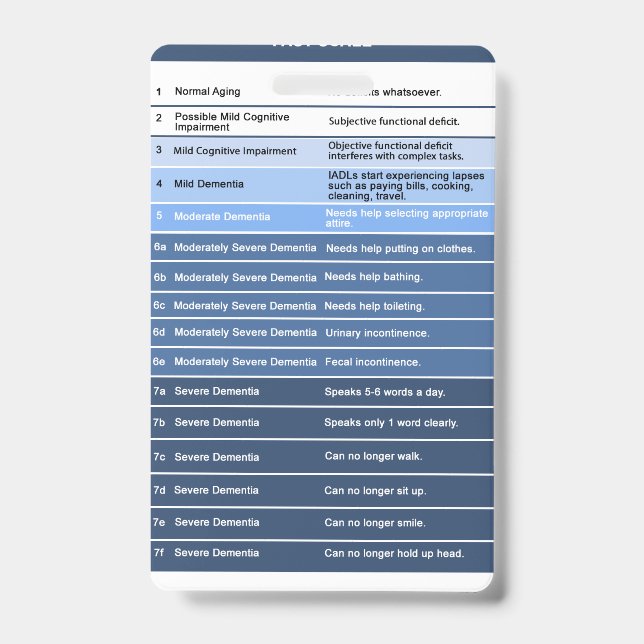 Fast Scale Badge Buddy for Hospice Nurses ID Badge (Front)