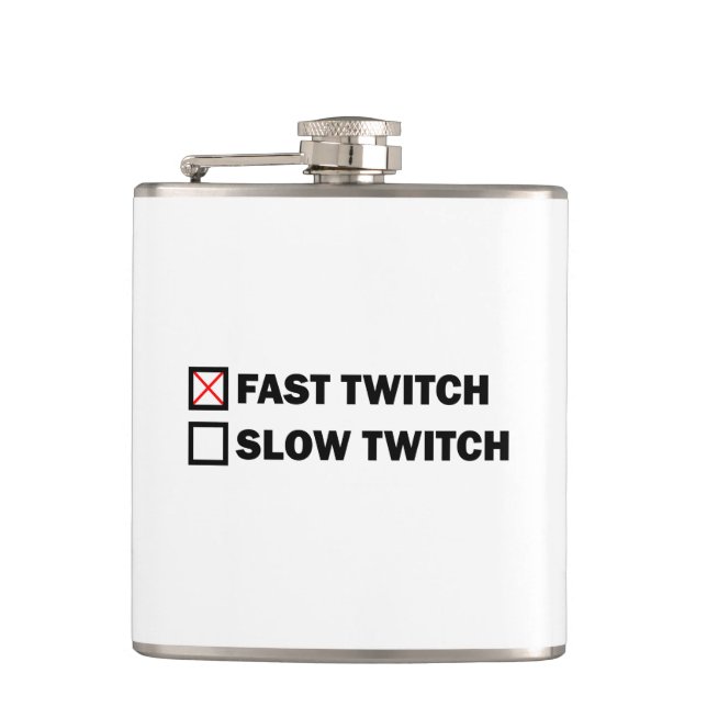 Fast Twitch Hip Flask (Front)