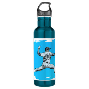 Fastball Baseball Pitcher 710 Ml Water Bottle