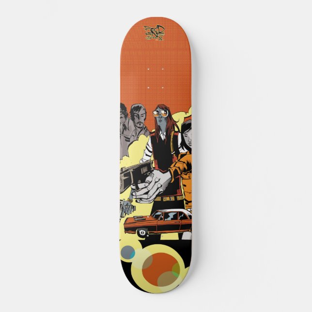 Faster Than Go Skate Deck (Front)