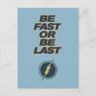 Fastest Dad In Central City - Be Fast Or Be Last Invitation Postcard
